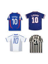 ジダン福袋 背番号入りジャージ2枚セット, vintage football shirt bundle